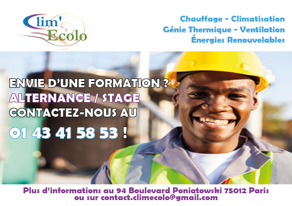 Clim'Ecolo recrtue à Paris